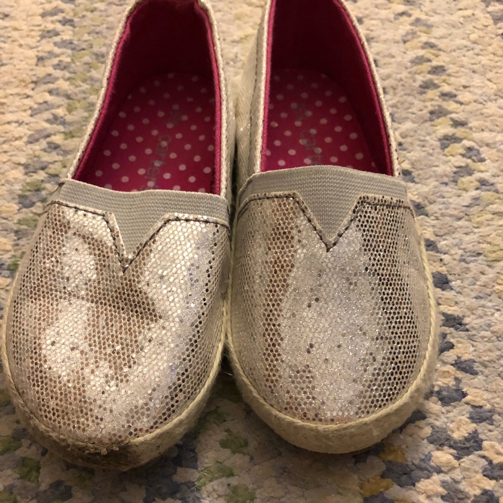 Carter’s glitter slip ons